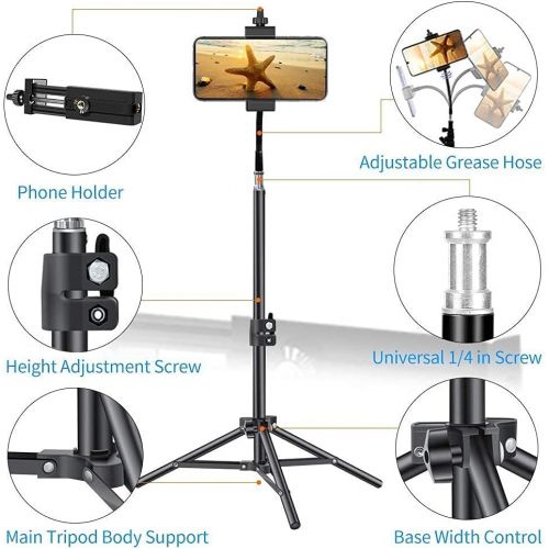  PIXEL Tripod for iPhone Cell Phone Stand Video Recording Vlogging Streaming Photography Smartphone Tripod Stand Sturdy and Lightweight Stand