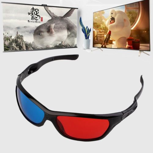  [아마존베스트]Pixnor Children 3D Glasses Passive Circular Polarized Lens (Red + Blue)