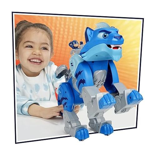  PJ Masks Animal Power Charge and Roar Power Cat, Interactive Toys with 20+ Lights and Sounds, Preschool Toys, Superhero Toys for 3 Year Old Boys and Girls and Up