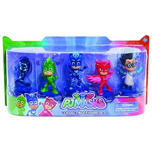  [아마존베스트]Just Play PJ Masks Collectible Figure Set (5 Pack) Styles may vary