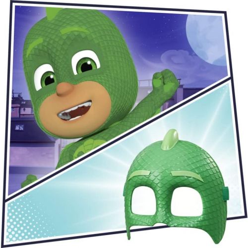  PJ Masks Hero Mask (Gekko) Preschool Toy, Dress Up Costume Mask for Kids Ages 3 and Up Green