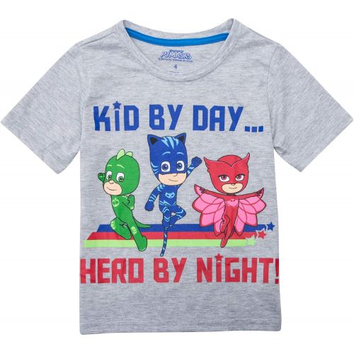  할로윈 용품PJ Masks Hoodie Combo Set - 1 Hoodie & 2 T-Shirts Featuring Catboy, Gekko & Owlette