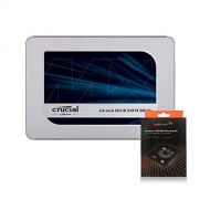 PLATINUM DELUX Special Bundle - CT500MX500SSD1 MX500 500GB 2.5 SSD + AAAwave Aluminum HDD/SSD Mounting Kit