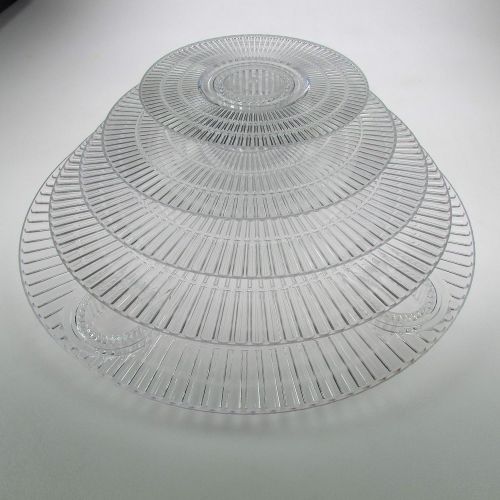  PLATINUMCAKESTAND 3 Tier Cascade Wedding Cake Stand XL (STYLE R304)