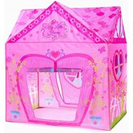 [아마존 핫딜]  [아마존핫딜]PLAY 10 Kids Tent Princess Pink Flower Play Tent for Indoor and Outdoor Fun,Roomy Enough for 2-3 Little Girls Play Together