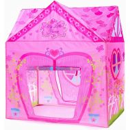 [아마존베스트]Kids Tent Princess Pink Flower Play Tent for Indoor and Outdoor Fun,Roomy Enough for 2-3 Little Girls Play Together