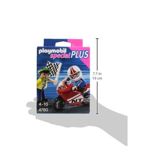 플레이모빌 PLAYMOBIL Boys with Racing Bike Set