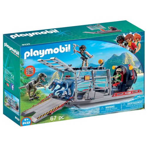 플레이모빌 PLAYMOBIL Enemy Airboat with Raptor