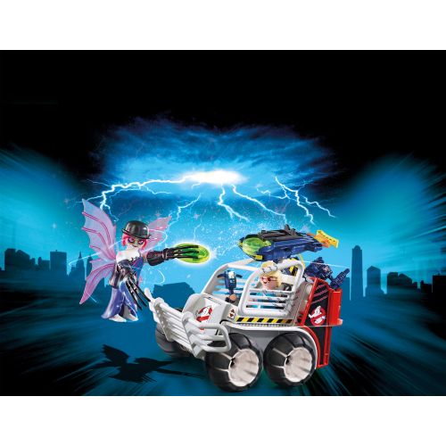 플레이모빌 PLAYMOBIL The Real Ghostbusters Spengler with Cage Car