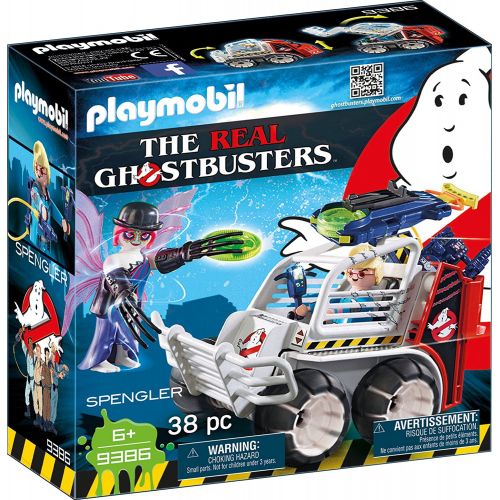 플레이모빌 PLAYMOBIL The Real Ghostbusters Spengler with Cage Car