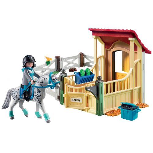 플레이모빌 PLAYMOBIL Horse Stable with Appaloosa