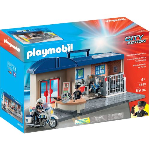 플레이모빌 PLAYMOBIL Take Along Police Station