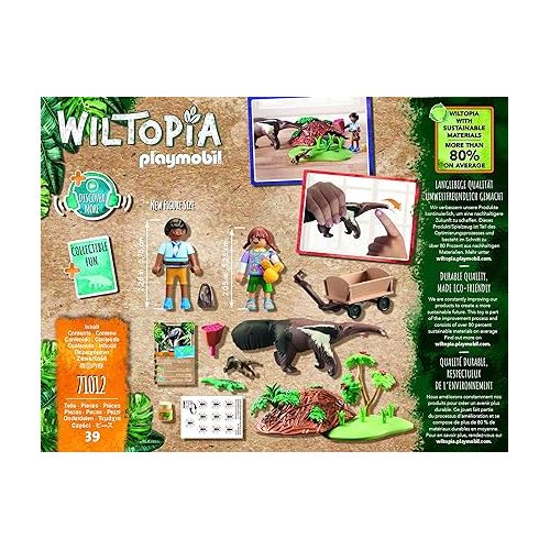 플레이모빌 Playmobil Wiltopia Anteater Care