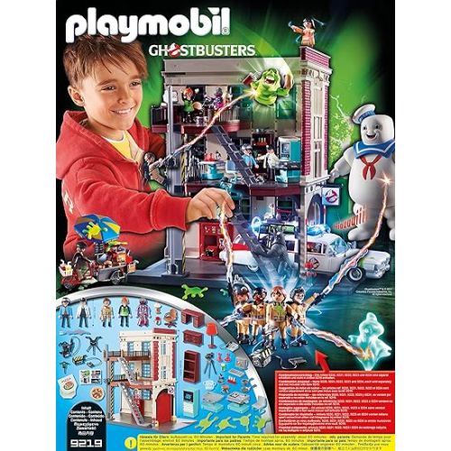 플레이모빌 Playmobil Ghostbusters Firehouse