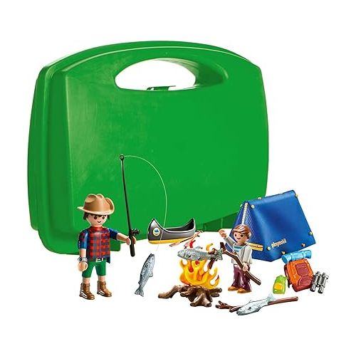 플레이모빌 Playmobil Camping Adventure Carry Case Building Set