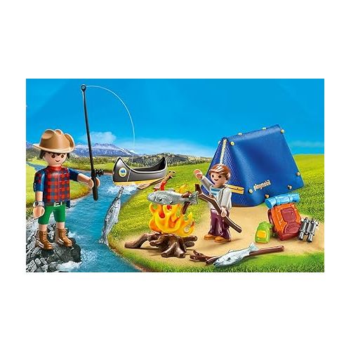 플레이모빌 Playmobil Camping Adventure Carry Case Building Set