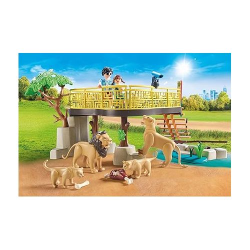 플레이모빌 Playmobil Outdoor Lion Enclosure