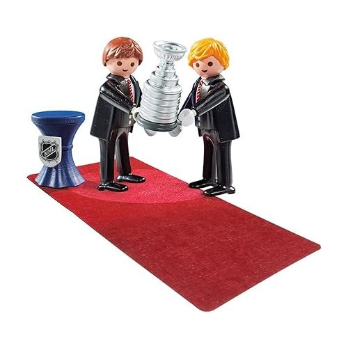 플레이모빌 Playmobil NHL Stanley Cup Presentation Set, White