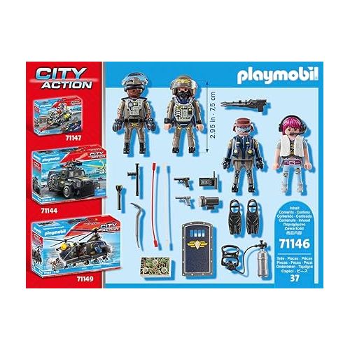 플레이모빌 Playmobil Tactical Police Figure Set