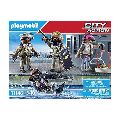 플레이모빌 Playmobil Tactical Police Figure Set