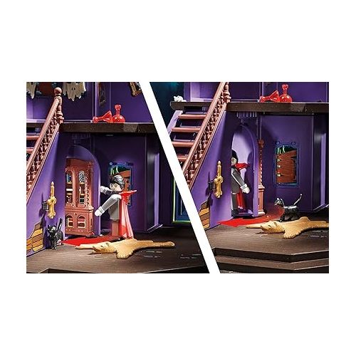 플레이모빌 Playmobil Scooby-DOO! Adventure in The Mystery Mansion Playset