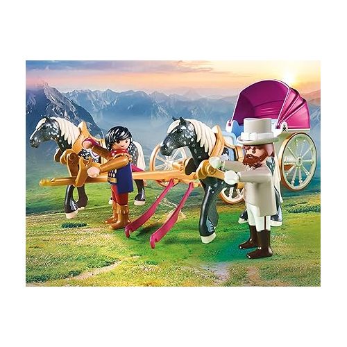 플레이모빌 Playmobil Horse-Drawn Carriage