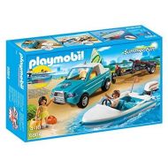 Playmobil 6864 Summer Fun Surfer Pickup with Speedboat with Underwater Motor