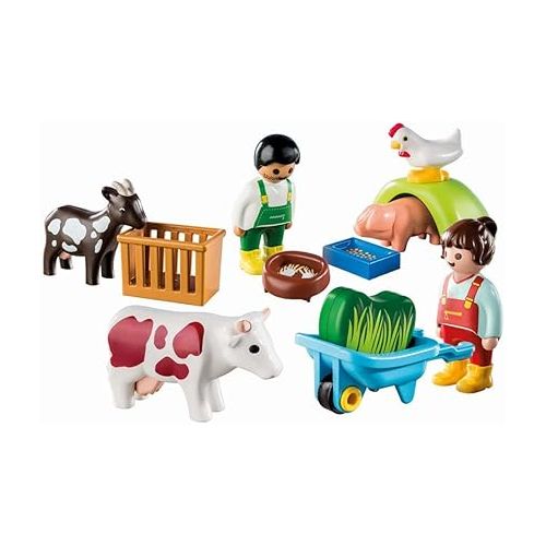 플레이모빌 Playmobil 1.2.3 Fun on The Farm