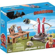 Playmobil How to Train Your Dragon Gobber The Belch with Sheep Sling