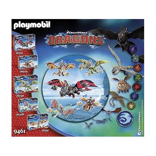 플레이모빌 Playmobil How to Train Your Dragon Gobber The Belch with Sheep Sling