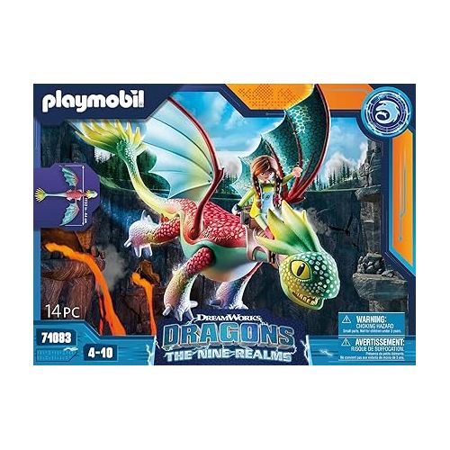 플레이모빌 PLAYMOBIL Dragons Nine Realms: Feathers & Alex