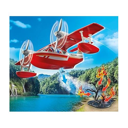 플레이모빌 Playmobil Firefighting Seaplane