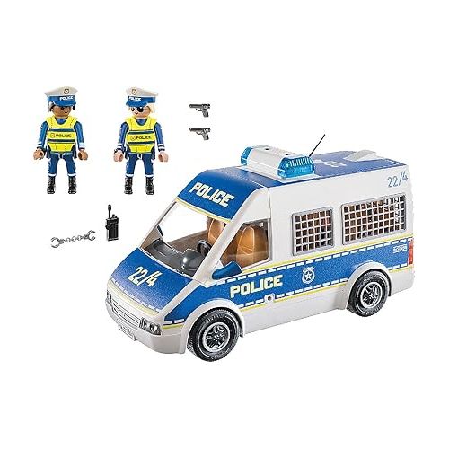 플레이모빌 Playmobil Police Van with Lights and Sound