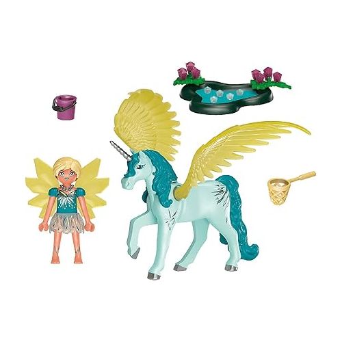 플레이모빌 Playmobil Adventures of Ayuma Crystal Fairy with Unicorn