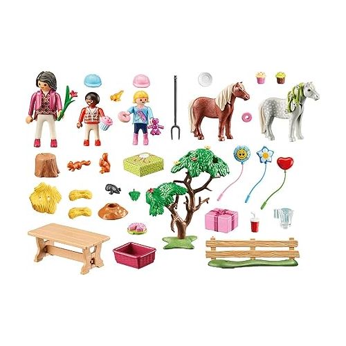 플레이모빌 Playmobil Pony Farm Birthday Party