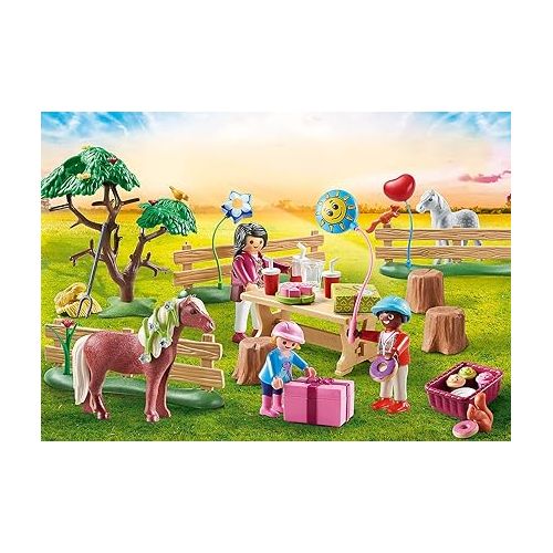 플레이모빌 Playmobil Pony Farm Birthday Party