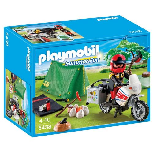 플레이모빌 PLAYMOBIL Biker at Camp Site Playset