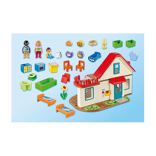 플레이모빌 Playmobil 1.2.3 Family Home