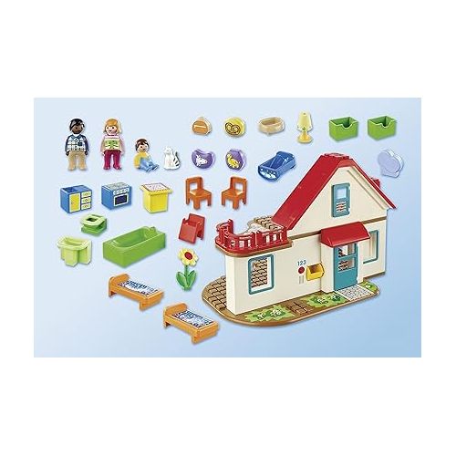 플레이모빌 Playmobil 1.2.3 Family Home