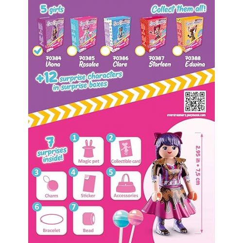 플레이모빌 Playmobil EverDreamerz Viona with Chocolate Charm & 7 Surprise