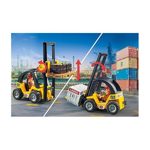 플레이모빌 Playmobil Forklift Truck with Cargo