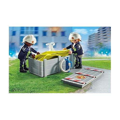 플레이모빌 Playmobil Firefighter with Air Bag