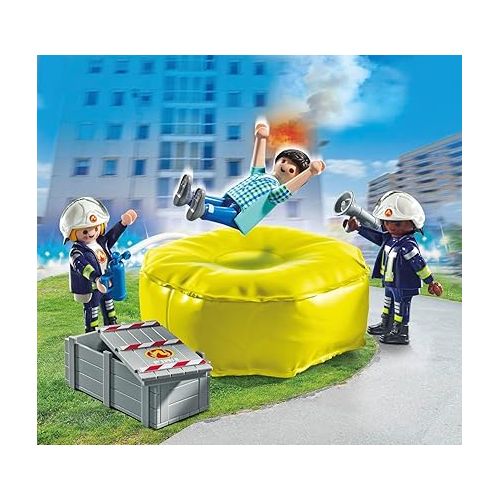 플레이모빌 Playmobil Firefighter with Air Bag