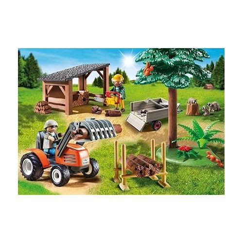 플레이모빌 PLAYMOBIL® Lumber Yard with Tractor
