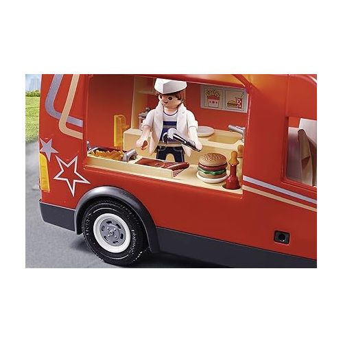 플레이모빌 Playmobil City Food Truck Playset