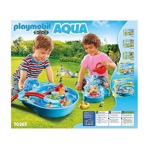 플레이모빌 PLAYMOBIL 1.2.3 Aqua Splish Splash Water Park