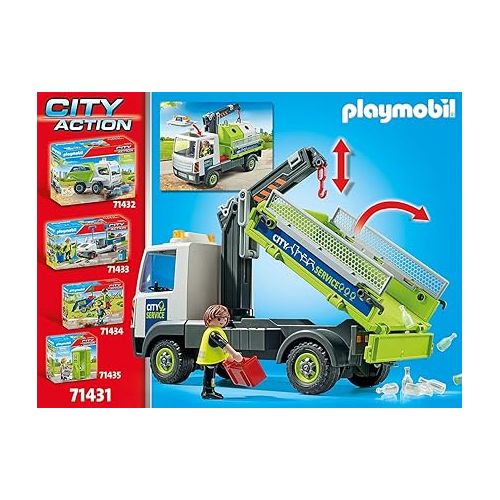 플레이모빌 PLAYMOBIL City Action 71431 Truck Transport Bin