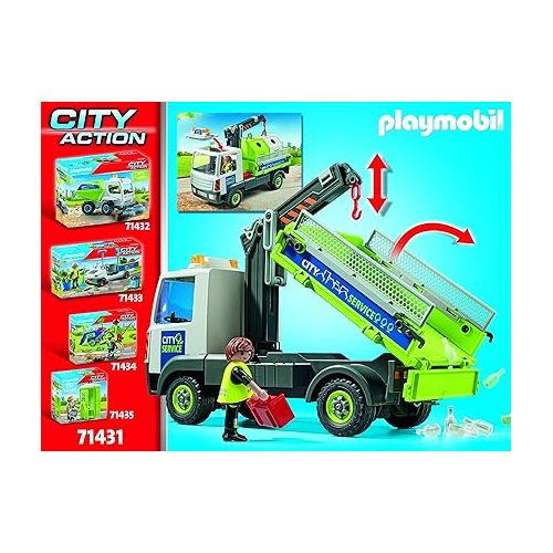 플레이모빌 PLAYMOBIL City Action 71431 Truck Transport Bin