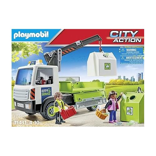 플레이모빌 PLAYMOBIL City Action 71431 Truck Transport Bin