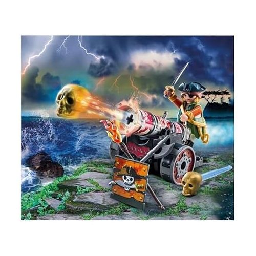 플레이모빌 Playmobil Pirate with Cannon 70415 Pirates Playset